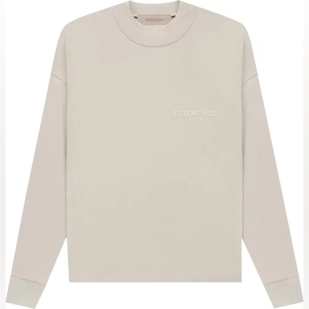 Essentials Fear of God Wheat Long sleeve T shirt